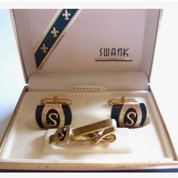 VINTAGE SWANK 1950s Cufflinks! - Picture 4 of 4